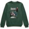 DC Comics Originals Superman Action Comics Green Christmas Sweater