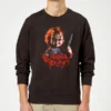 Chucky Wanna Play? Christmas Jumper - Black
