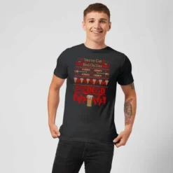 Shaun Of The Dead You've Got Red On You Christmas Men's T-Shirt - Black 7 Shaun Of The Dead You've Got Red On You Christmas Men's T-Shirt - Black -JD Looney Shop 11919532 6934618787661228