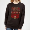 Shaun Of The Dead You've Got Red On You Christmas Women's Christmas Jumper - Black
