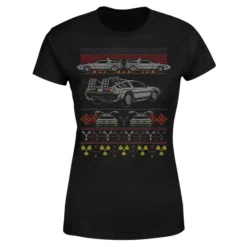 Back To The Future Back In Time For Christmas Women's T-Shirt - Black -JD Looney Shop 11919581 8734624476043707