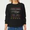 Back To The Future Back In Time For Christmas Women's Christmas Jumper - Black