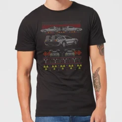 Back To The Future Back In Time For Christmas Men's T-Shirt - Black