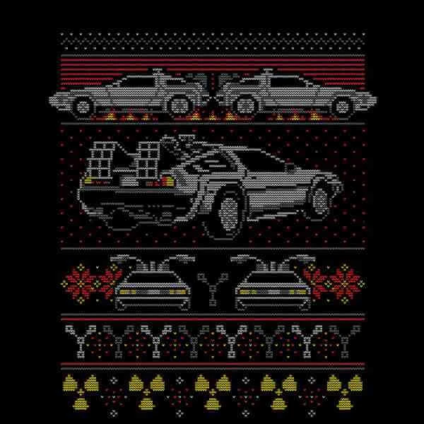 Back To The Future Back In Time For Christmas Men's T-Shirt - Black 2 Back To The Future Back In Time For Christmas Men's T-Shirt - Black - Image 2
