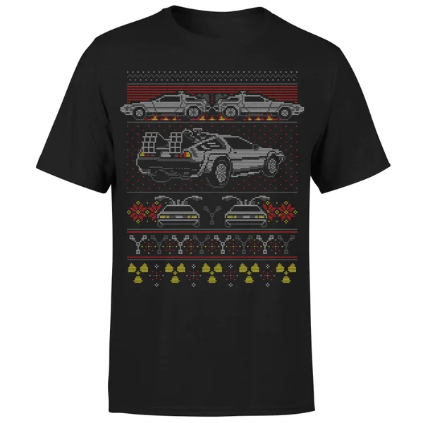 Back To The Future Back In Time For Christmas Men's T-Shirt - Black 5 Back To The Future Back In Time For Christmas Men's T-Shirt - Black - Image 5