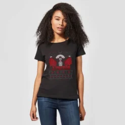 Universal Monsters Dracula Christmas Women's T-Shirt - Black -JD Looney Shop 11919908 1744624296865188