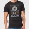 E.T. The Extra-Terrestrial Christmas Men's T-Shirt - Black