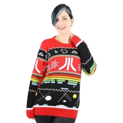 Atari Christmas Sweater - Red -JD Looney Shop 11962281 8384627135850832