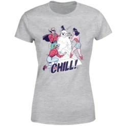 DC COMICS DC Chill! Women's Christmas T-Shirt - Grey 9 DC COMICS DC Chill! Women's Christmas T-Shirt - Grey -JD Looney Shop 11963148 2314627060570713