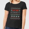 DC COMICS DC Suicide Squad Knit Pattern Women's Christmas T-Shirt - Black