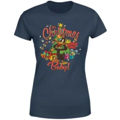 Looney Tunes Its Christmas Baby Women's Christmas T-Shirt - Navy 9 Looney Tunes Its Christmas Baby Women's Christmas T-Shirt - Navy -JD Looney Shop 11963419 2644627076133255
