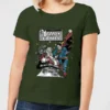 DC COMICS DC Superman Action Comics Women's Christmas T-Shirt - Forest Green