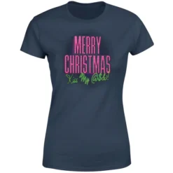 National Lampoon Merry Christmas (Kiss My @$$) Women's Christmas T-Shirt - Navy 9 National Lampoon Merry Christmas (Kiss My @$$) Women's Christmas T-Shirt - Navy -JD Looney Shop 11963994 1034627082658333