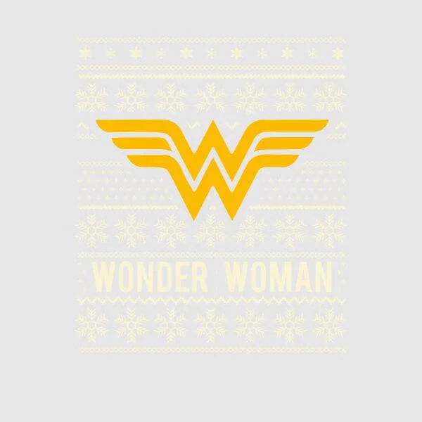 DC COMICS DC Wonder Woman Women's Christmas T-Shirt - Grey 2 DC COMICS DC Wonder Woman Women's Christmas T-Shirt - Grey - Image 2