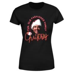 National Lampoon Fun Old Fashioned Family Christmas Women's Christmas T-Shirt - Black -JD Looney Shop 11964336 2994627072742184