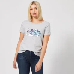 Looney Tunes Its Cool To Be Nice Women's Christmas T-Shirt - Grey -JD Looney Shop 11964729 4934627069839798