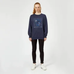 Harry Potter Ravenclaw Crest Women's Christmas Sweater - Navy -JD Looney Shop 11965345 1464627081321617