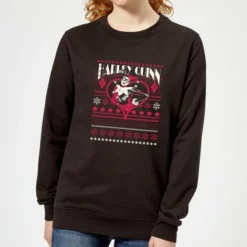 DC COMICS DC Harley Quinn Women's Christmas Sweater - Black