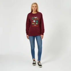 National Lampoon Griswold Christmas Starter Pack Women's Christmas Sweater - Burgundy 6 National Lampoon Griswold Christmas Starter Pack Women's Christmas Sweater - Burgundy -JD Looney Shop 11965655 1574627071018300