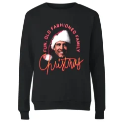 National Lampoon Fun Old Fashioned Family Christmas Women's Christmas Sweater - Black -JD Looney Shop 11965702 1254627072426827