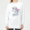 DC COMICS DC To The Slopes! Women's Christmas Sweater - White