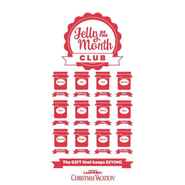 National Lampoon Jelly Of The Month Club Women's Christmas Sweater - White 2 National Lampoon Jelly Of The Month Club Women's Christmas Sweater - White - Image 2