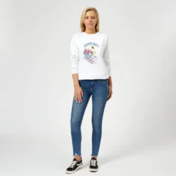 DC COMICS DC Snow Day! Women's Christmas Sweater - White 6 DC COMICS DC Snow Day! Women's Christmas Sweater - White -JD Looney Shop 11966190 1374627066154232
