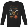 Harry Potter All I Want Kids' Christmas Sweatshirt - Black