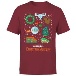 National Lampoon Griswold Christmas Starter Pack Men's Christmas T-Shirt - Burgundy 9 National Lampoon Griswold Christmas Starter Pack Men's Christmas T-Shirt - Burgundy -JD Looney Shop 11970019 7334627087321827