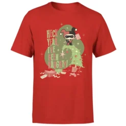DC COMICS DC Heck Yeah I've Been Naughty! Men's Christmas T-Shirt - Red 9 DC COMICS DC Heck Yeah I've Been Naughty! Men's Christmas T-Shirt - Red -JD Looney Shop 11970139 1204627066259856