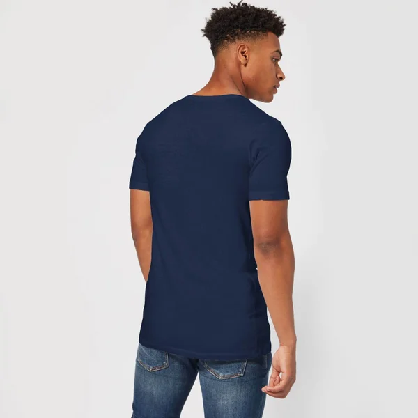 Elf Faces Men's Christmas T-Shirt - Navy 4 Elf Faces Men's Christmas T-Shirt - Navy - Image 4