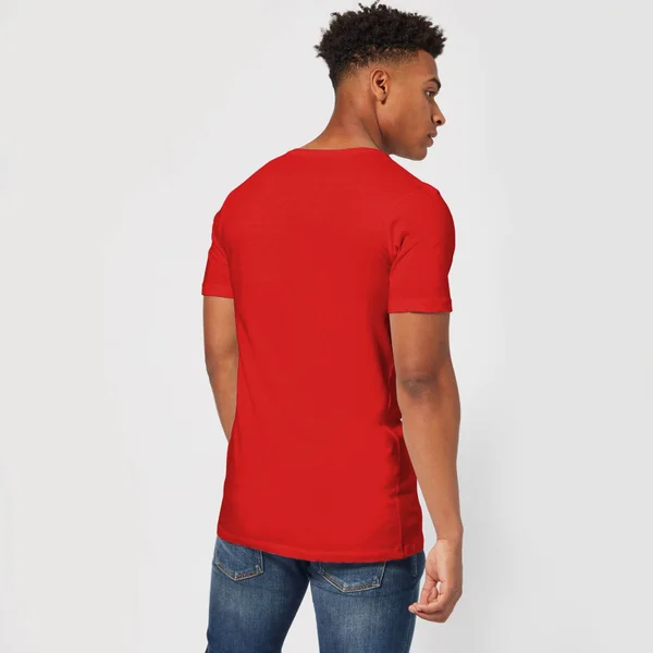 Looney Tunes Daffy Duck Knit Men's Christmas T-Shirt - Red 4 Looney Tunes Daffy Duck Knit Men's Christmas T-Shirt - Red - Image 4