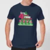 Elf Food Groups Men's Christmas T-Shirt - Navy