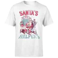 DC COMICS DC Santa's Helpers Men's Christmas T-Shirt - White 9 DC COMICS DC Santa's Helpers Men's Christmas T-Shirt - White -JD Looney Shop 11970325 7104627066928769