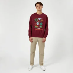 National Lampoon Griswold Christmas Starter Pack Christmas Sweater - Burgundy -JD Looney Shop 11970409 1894627070989173