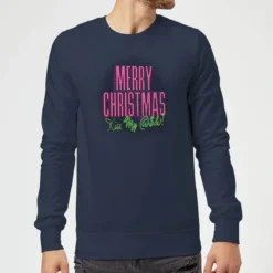 National Lampoon Merry Christmas (Kiss My @$$) Christmas Sweater - Navy 6 National Lampoon Merry Christmas (Kiss My @$$) Christmas Sweater - Navy -JD Looney Shop 11970439 4835093125801479
