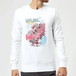 DC COMICS DC Ho Ho Whoaaaaaaa Christmas Sweater - White -JD Looney Shop 11970472 5315093126093448