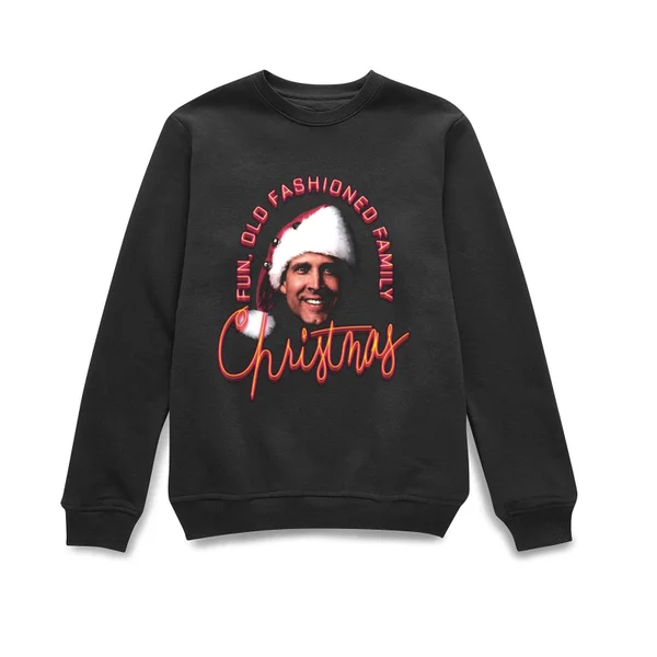 National Lampoon Fun Old Fashioned Family Christmas Christmas Sweater - Black 2 National Lampoon Fun Old Fashioned Family Christmas Christmas Sweater - Black - Image 2