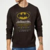 DC COMICS DC Seasons Greetings From Gotham Christmas Sweater - Black