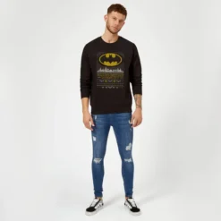 DC COMICS DC Seasons Greetings From Gotham Christmas Sweater - Black 7 DC COMICS DC Seasons Greetings From Gotham Christmas Sweater - Black -JD Looney Shop 11970703 4095093129696625
