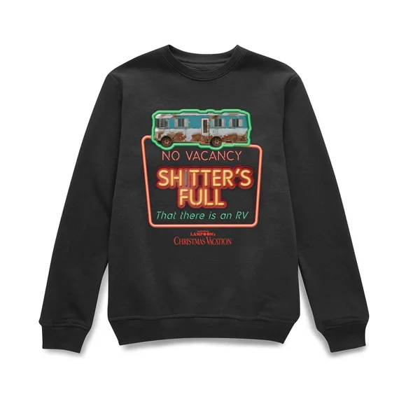 National Lampoon No Vacancy Christmas Sweater - Black 2 National Lampoon No Vacancy Christmas Sweater - Black - Image 2