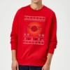 Looney Tunes Knit Christmas Sweater - Red