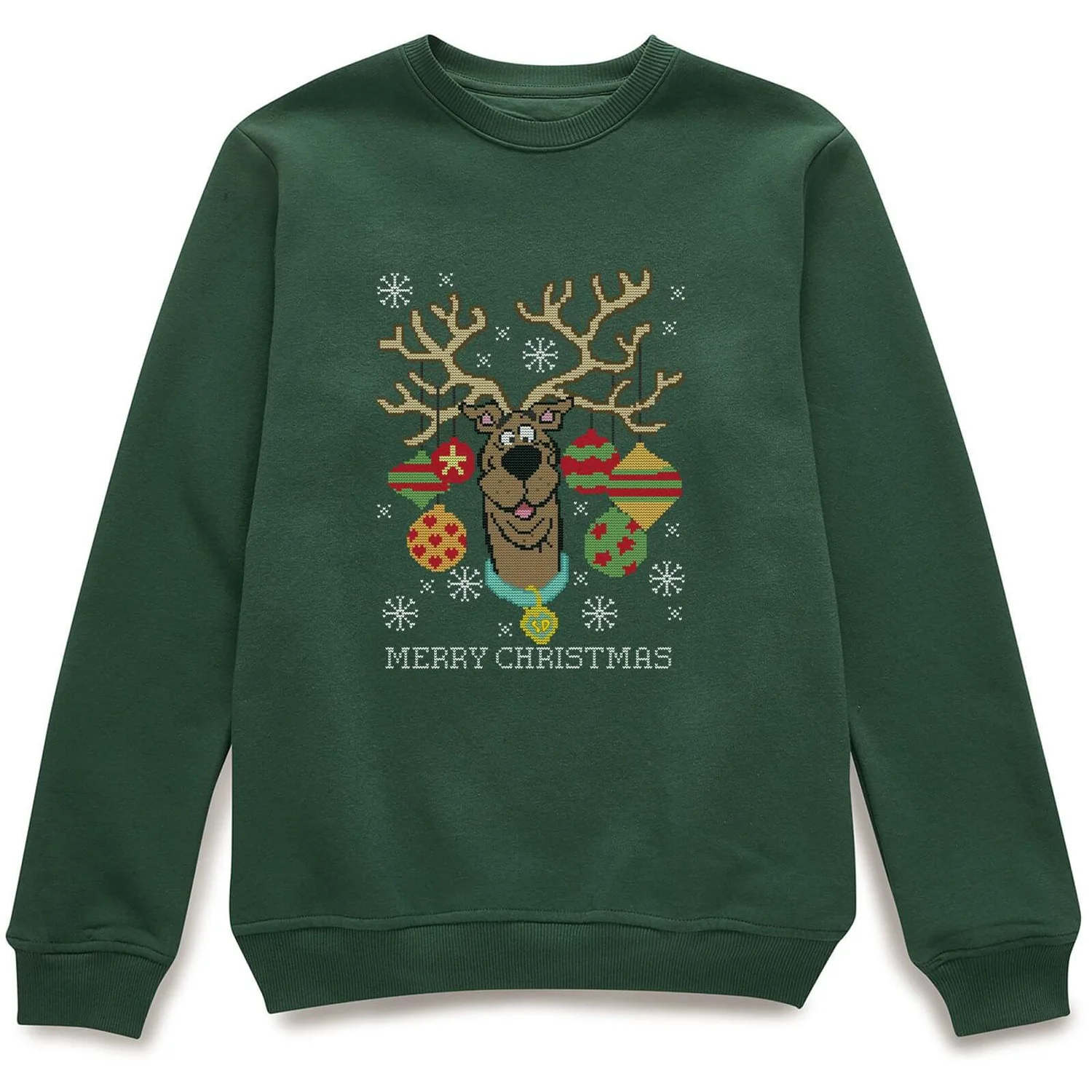 Scooby-Doo Scooby Doo Christmas Sweater - Forest Green 1 Scooby-Doo Scooby Doo Christmas Sweater - Forest Green