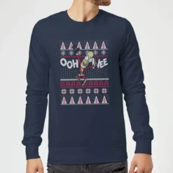 Rick And Morty Ooh Wee Christmas Sweater - Navy 6 Rick And Morty Ooh Wee Christmas Sweater - Navy -JD Looney Shop 12335576 2145093131633530
