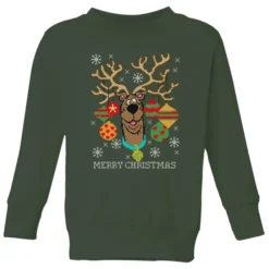 Scooby-Doo Scooby Doo Kids' Christmas Sweater - Forest Green