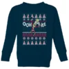 Rick And Morty Ooh Wee Kids' Christmas Sweater - Navy