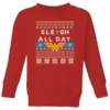 DC COMICS Wonder Woman 'Sleigh All Day Kids' Christmas Sweater - Red