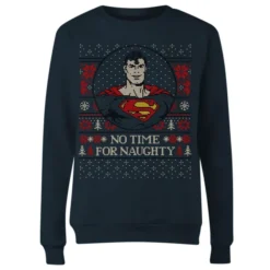 DC COMICS Superman May Your Holidays Be Super Women's Christmas Sweater - Navy 7 DC COMICS Superman May Your Holidays Be Super Women's Christmas Sweater - Navy -JD Looney Shop 12336082 5254714269443343