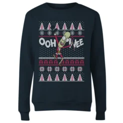Rick And Morty Ooh Wee Women's Christmas Sweater - Navy 7 Rick And Morty Ooh Wee Women's Christmas Sweater - Navy -JD Looney Shop 12336126 1934714272797925