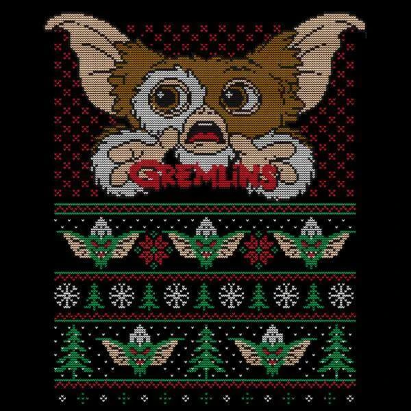 Gremlins Ugly Knit Women's Christmas Sweater - Black 2 Gremlins Ugly Knit Women's Christmas Sweater - Black - Image 2